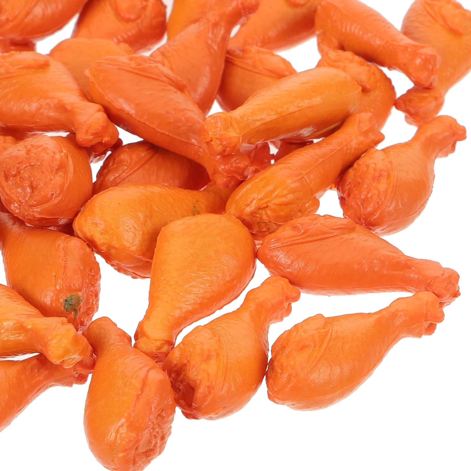 40 Buah Miniatur Paha Ayam Realistis, Makanan Miniatur Mirip Asli, Perlengkapan Rumah Boneka, Alat Peraga Daging, Permainan Pura-pura Memasak Untuk Anak-anak, Edukatif