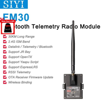 30KM Long Range SIYI FM30 Radio Module with Datalink Telemetry  Receiver OpenTX Racing Drones 2.4G FM30 Transmitter