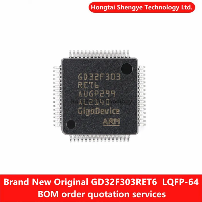 New Original GD32F303RET6 LQFP-64 ARM Cortex-M4 32-bit Microcontroller-MCU Chip