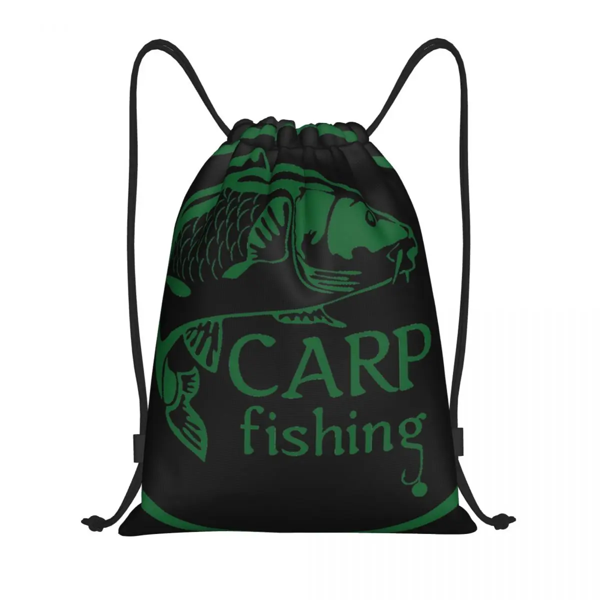 Mochila portátil Drawstring, sacos de armazenamento, fishinger, carpa, pesca, pescador, ao ar livre, esportes, viajando, ginásio, ioga, novo