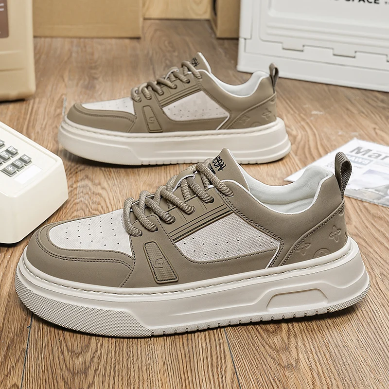 

2025 Men's New Black Vintage Sneakers - Retro Trendy, Lightweight & Versatile for Casual & Sporty Wear