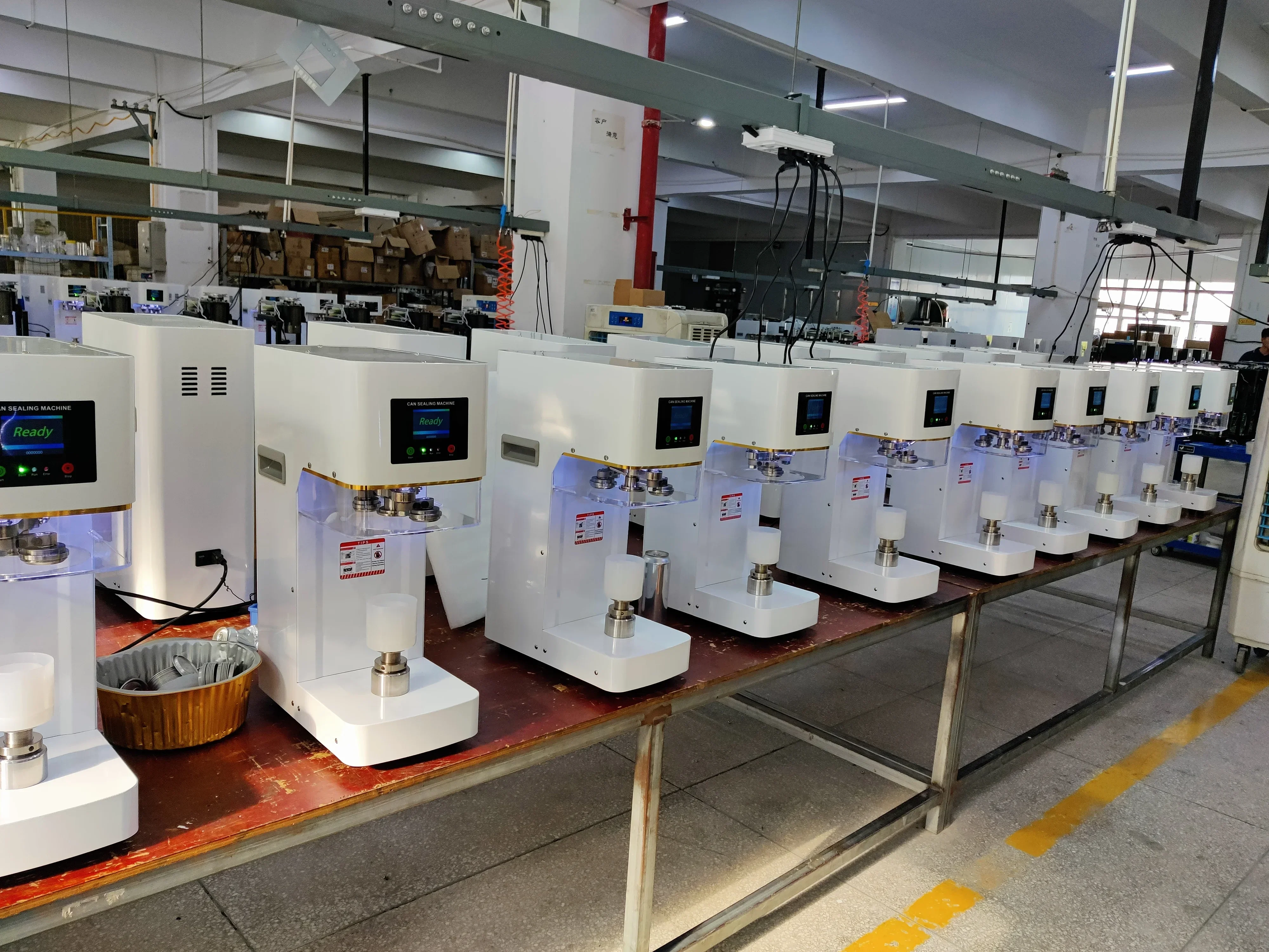 Máquina de Selagem de Copos, Máquinas de Selagem de Garrafas Plásticas, Máquina Automática de Selagem de Latas PET