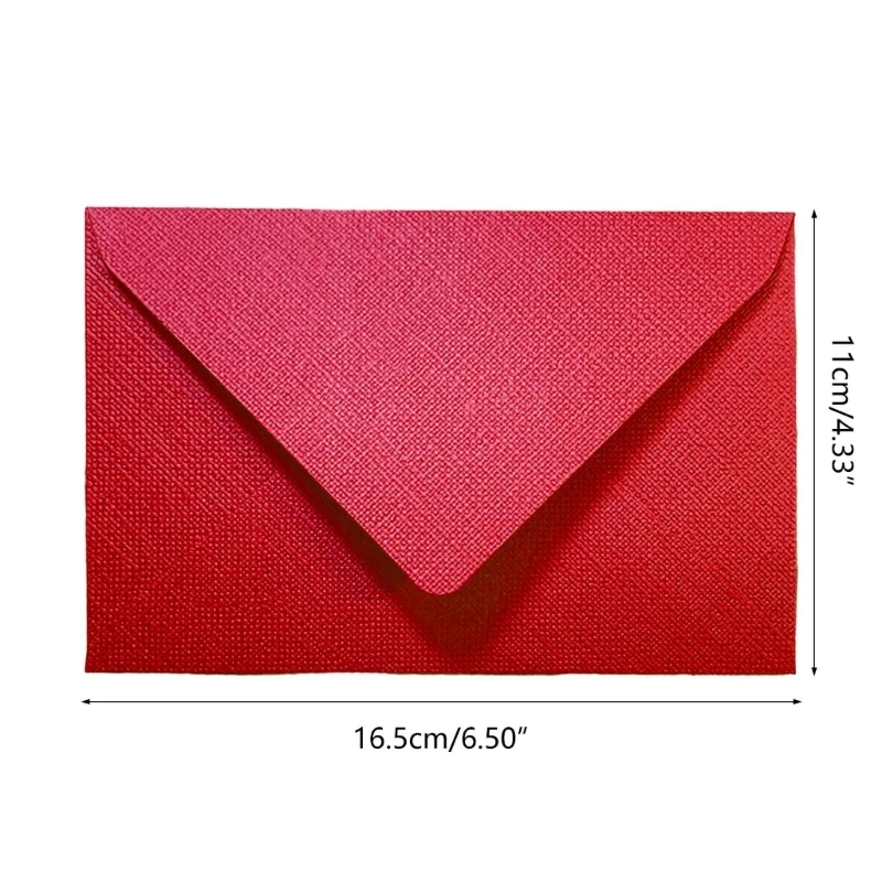 Enveloppes en papier à rabat en V, 10 pièces, pour Invitations, Notes, lettres, envoi professionnel, enveloppes colorées,