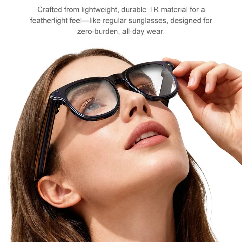 AI Anti Shake Shooting Object Recognition Simultaneous Interpretation Smart Bluetooth Glasses With Camera Smart Glasses New 2026