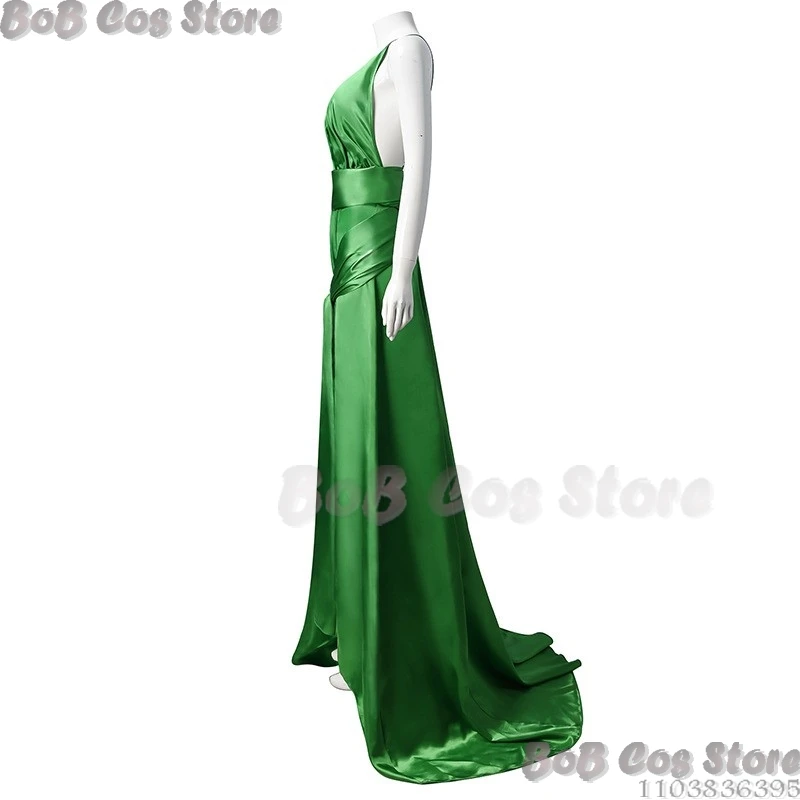 Green Dress Cecilia Tillis Cosplay Movie Atonement Heroine Costume Sexy Women Girl Christmas Holloween Party Roleplay Uniform