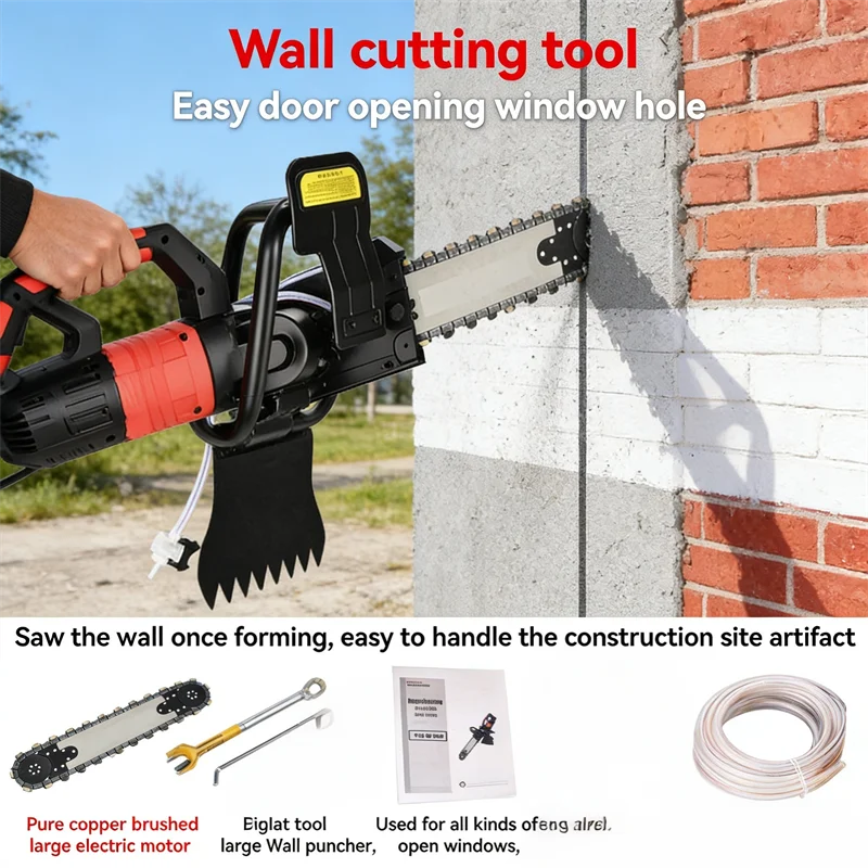 

Wall Cutting Tool Electric Wall Saw for Concrete Brick 350/480 Type Wall Puncher for Door Window Opening Construction