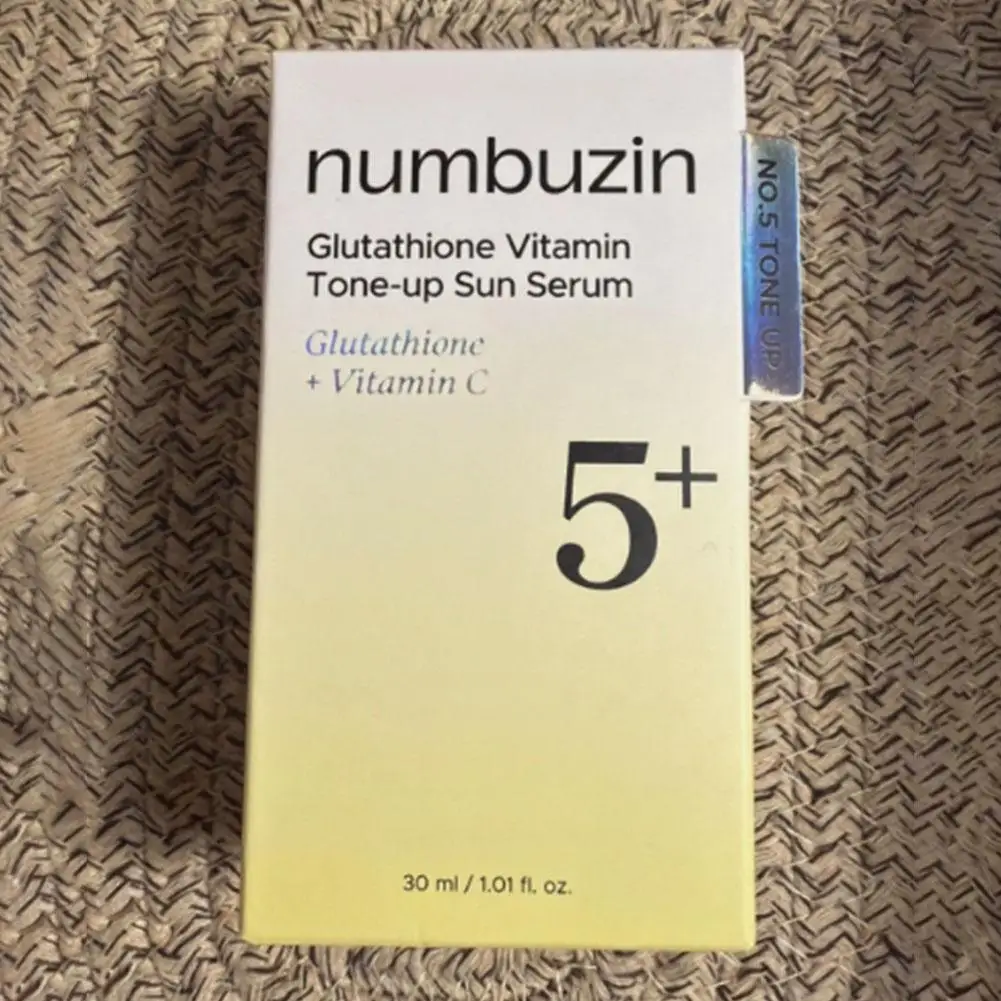 Lifting Firming Glutathione Serum Facial Skin Care 30ml Vitamin SPF50+ Anti‑dark Spot Refreshing Smooth Hydrating Sun Essence