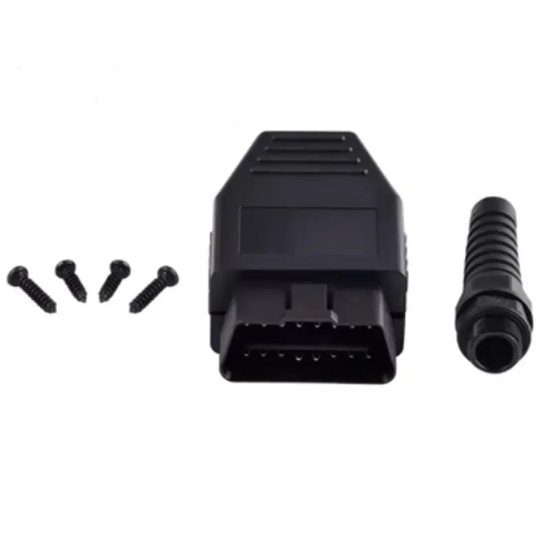 ذكر Famle موصل 12 فولت 24 فولت J1962 سيارة obd قذيفة التوصيل مع مسامير obd2 16pin obd لتقوم بها بنفسك تجميع واجهة التشخيص المقبس