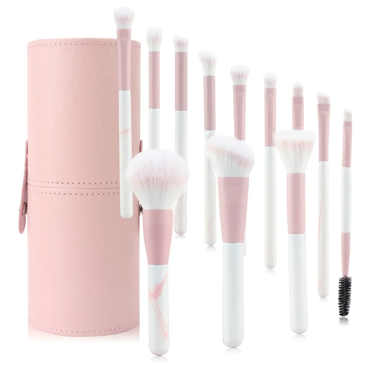 12PCS Make-Up Pinsel Weichen, Flauschigen Make-Up-Tools Kosmetische Pulver Lidschatten Foundation Erröten Blending Schönheit Make-Up Pinsel