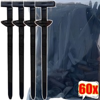 60/20/1pcs Nylon Universal Cable Tie Buckle Pin and Button Zip Ties Self-Locking Fixed Cables Zip Tie Wire Fastening Straps