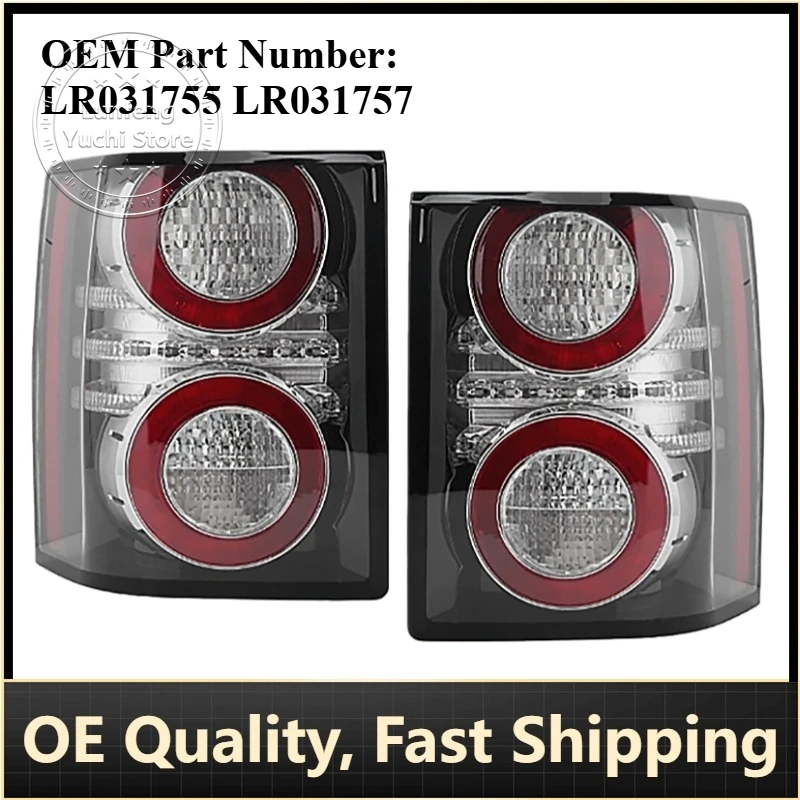 P/N: LR031755 LR031757 LR010773 LR010776  - Left/Right Rear Tail Lights for Land Rover Range Rover (L322), Model Years 2010-2012
