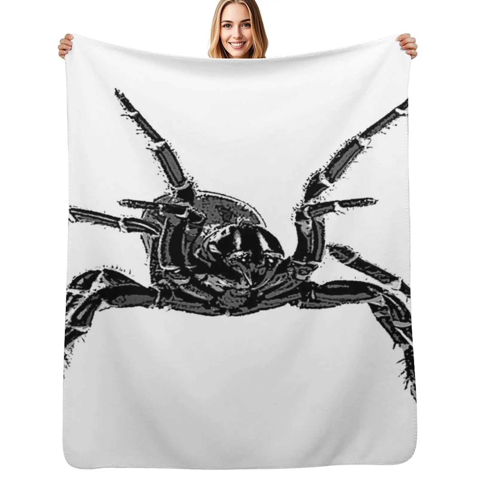 Creepy Funnel-Web Spider Throw Blanket Luxury Throw Vintage Luxury Thicken wednesday Sofa Quilt Single Blankets