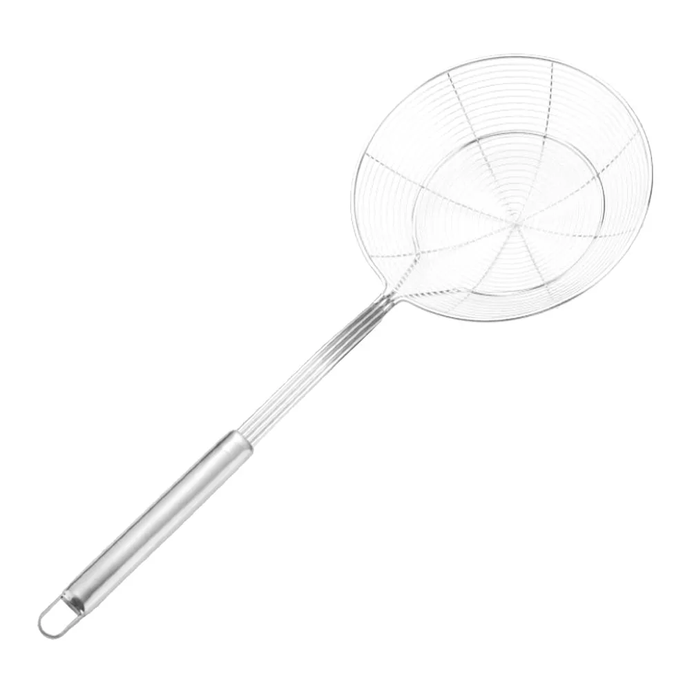 

1pc Stainless Steel Strainer Noodle Colander Hot-Pot Filter Spoon Kitchen Gadget Food Strainer Sieve Colander Spoon Household