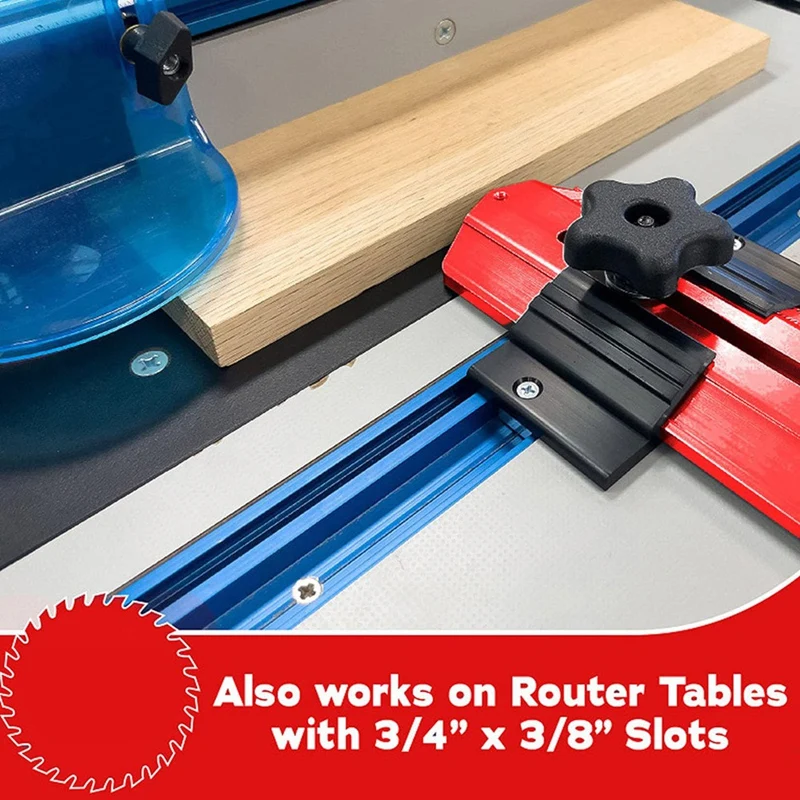 A21I-Thin Rip Tablesaw Jig, Thin Rip Tablesaw Jig Module Slicing Positioner Contour Gauge Shape Duplicator Lacator For Wood