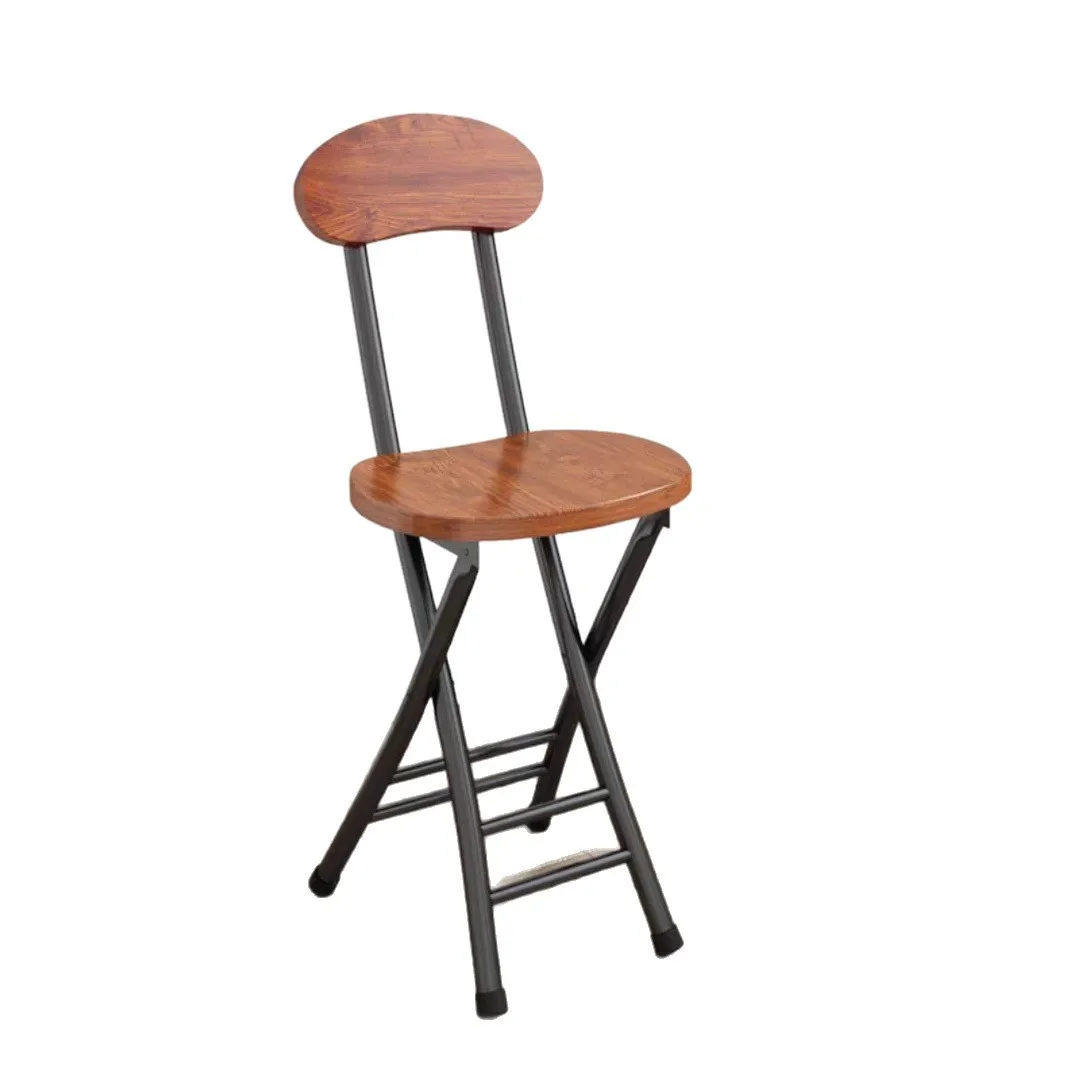 & Portable Folding Chair With Backrest, Household Dining Stool, Training Conference Chair, Dormitory Student Foldable Seat