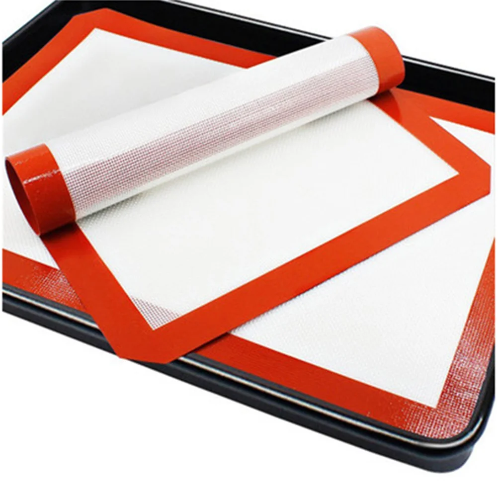 

3Pcs Silicone Baking Mats Non Stick Professional Grade Food Safe Heat Resistant Kitchen Silicone Mat Baking Pad Pastry Cookie