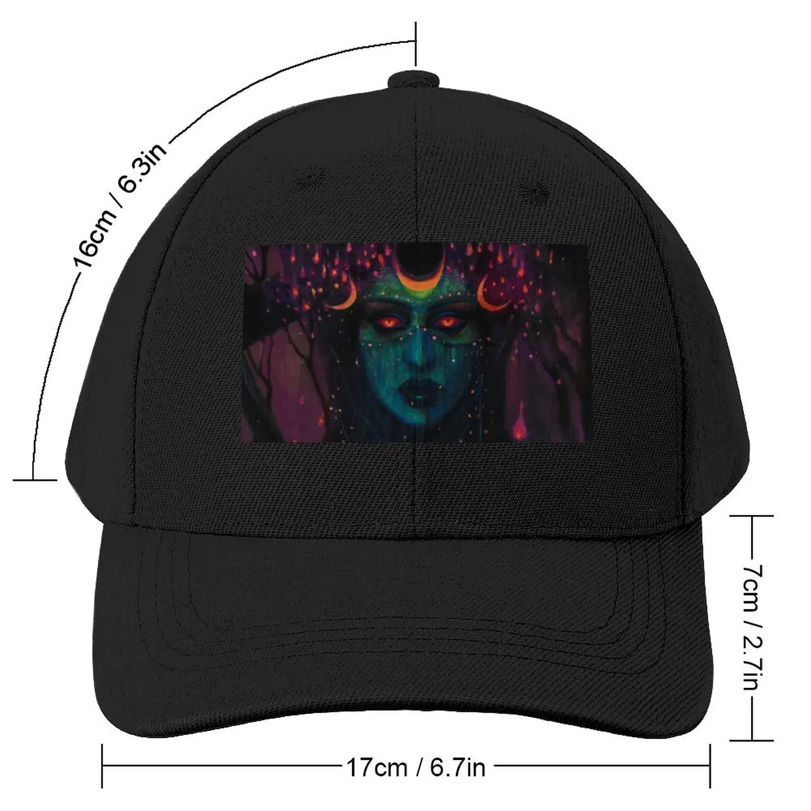 Hecate, Queen of Witches Baseball Cap Streetwear designer cap Military Cap Man Fishing Mens Hats Women's