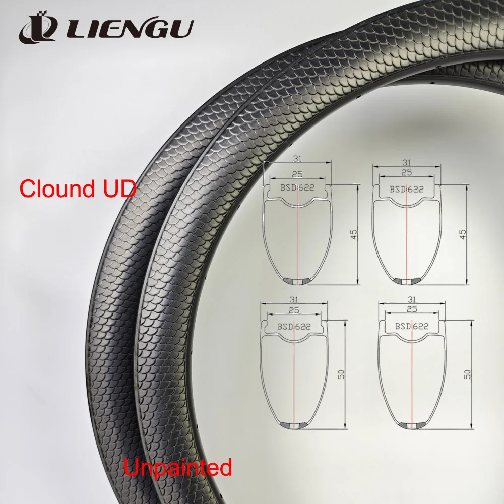 

Карбоновый обод Cloud UD, неокрашенный, для шоссейного велосипеда 700C, 24H, под дисковый тормоз, глубина 45 мм или 50 мм, ширина 31 мм