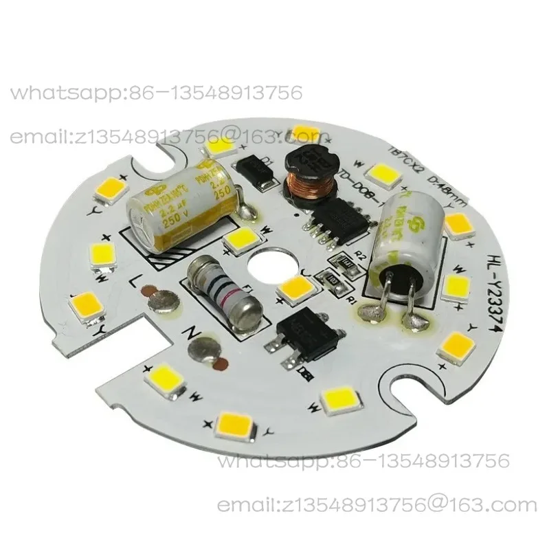 Driver-free 220V high-brightness LED bulb patch light panel is in stock