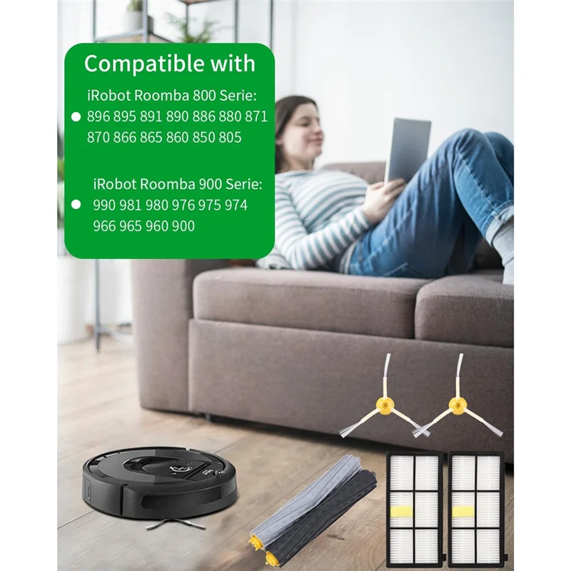 Vervangende Onderdelen Compatibel Voor Irobot Roomba Serie 800 900, Borstel Accessoires Voor 866 871 880 890 960 966 971 976