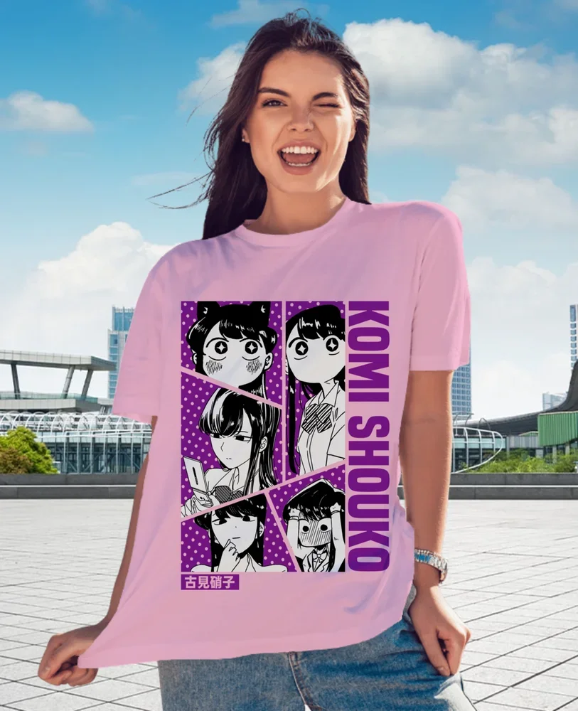 Komi Can't Communicate T-Shirt,Shouko Komi,Anime,new Graphic Tee, girls gift