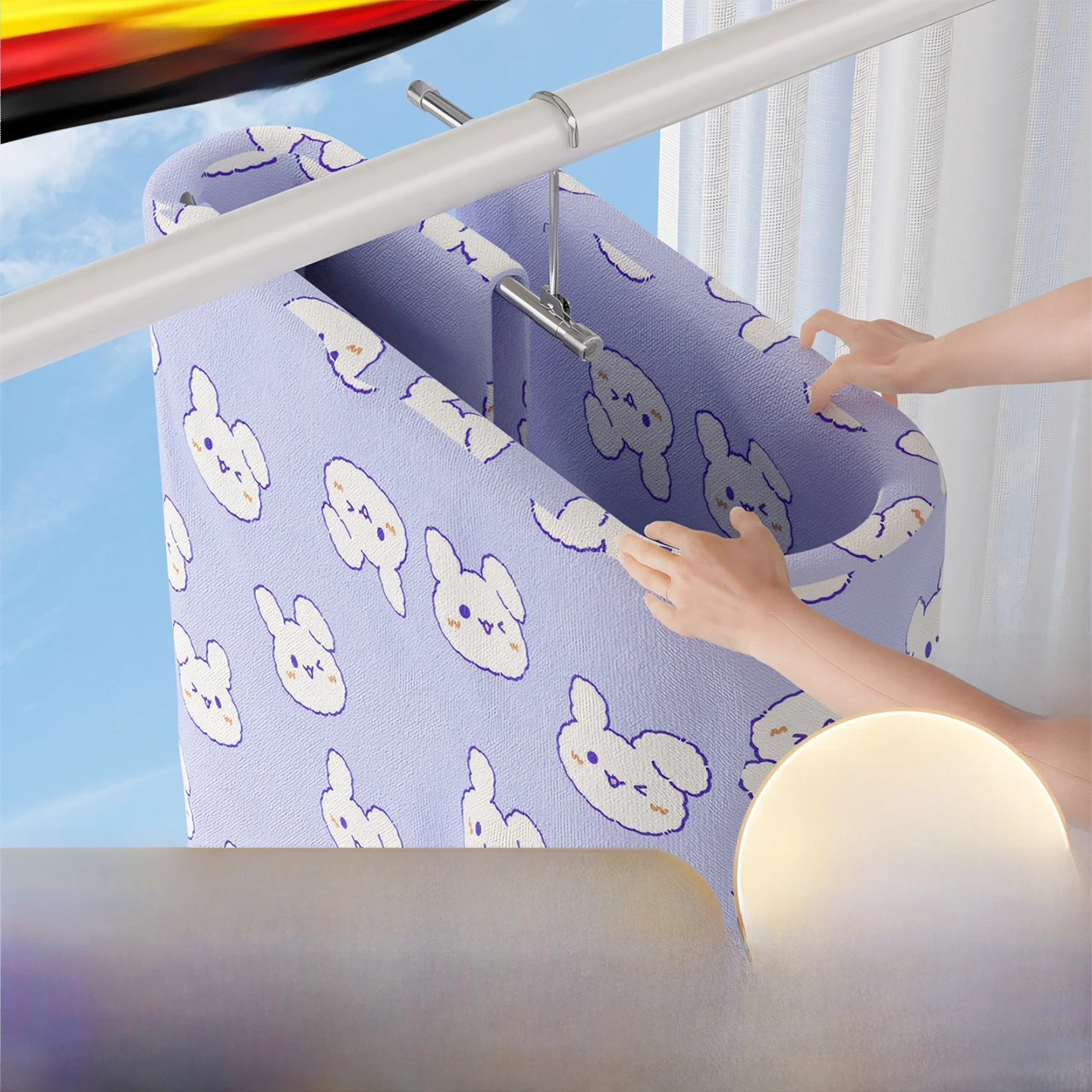 

Эргономичная спиральная сушилка для белья, специальная большая вешалка для балкона, для одеял и банных полотенец, современная, из нержавеющей стали