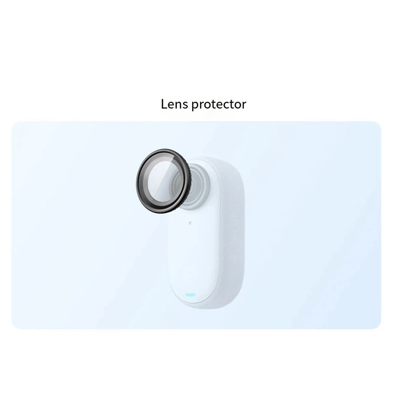 Cocok untuk lensa perlindungan Insta360 GO 3S Film lensa Screw-On/aksesoris kamera jempol