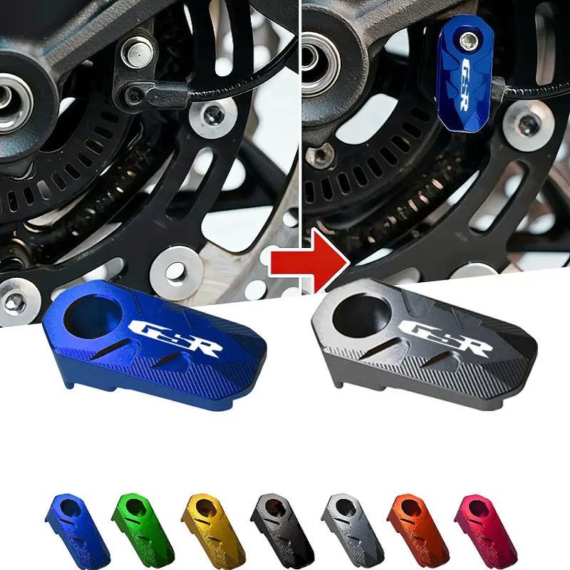 Para SUZUKI GSR 750 400 600 GSR750 GSR400 GSR600, Protetor de Sensor ABS Universal em Liga de Alumínio para Motocicletas, Capa de Proteção do Sensor