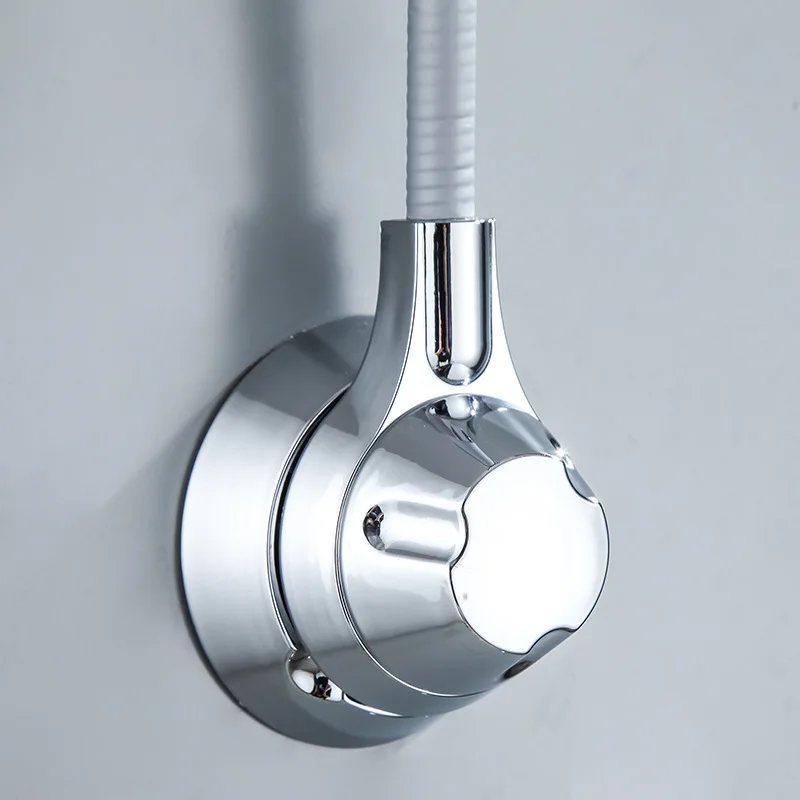 Multifunctional Multi-Direction Adjustment Shower Stand Shower Head Base Bathroom Nail Free Bracket Shower Accessories