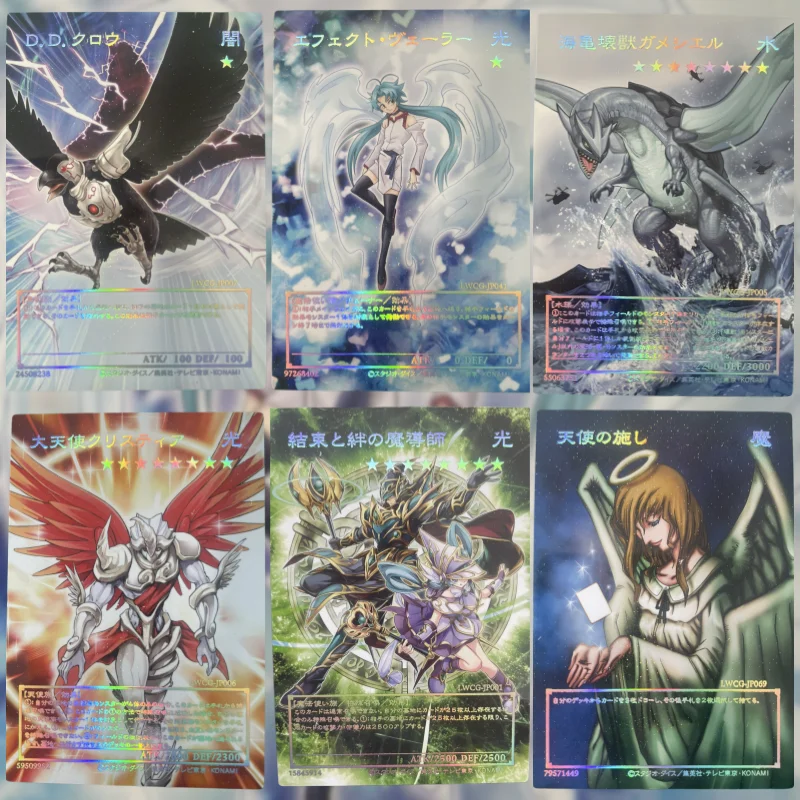 Yu Gi Oh Card DDCrow Pot of Greed Graceful Charity Anime Game Characters Collection Laser Relief Full Picture Cards DIY Toy Gift