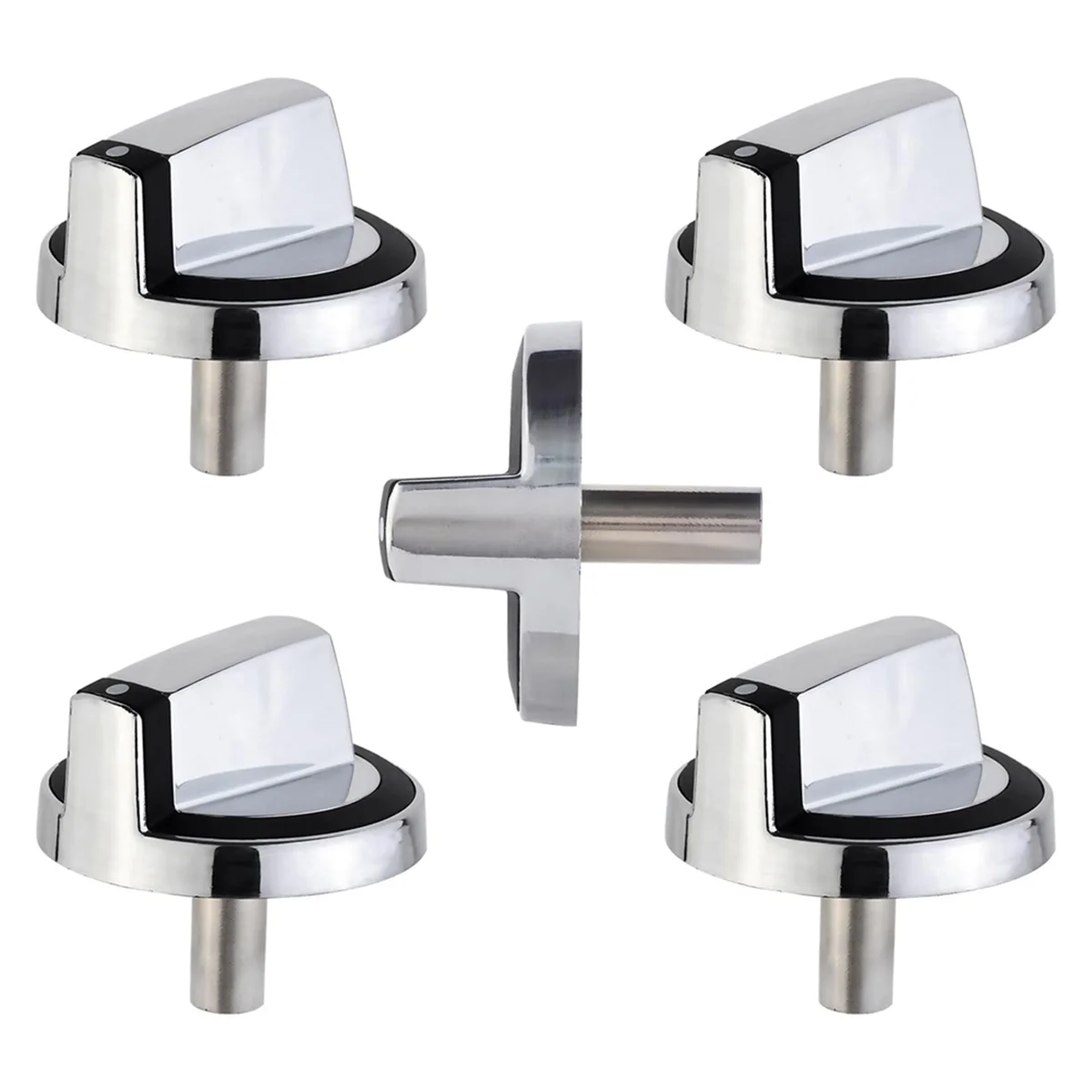 

N21R W10284885 Stove Control Knob Compatible with for Whirlpool Range Oven Burner, Replacements Part WPW10284885, (5 Pack)
