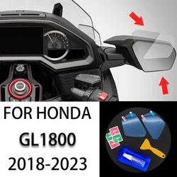 For HONDA GOLDWING 1800 GL1800 Motorcycle Rearview Mirror Protective Film HD  GL 1800 2018-2023 Rearview Mirror Waterproof Film