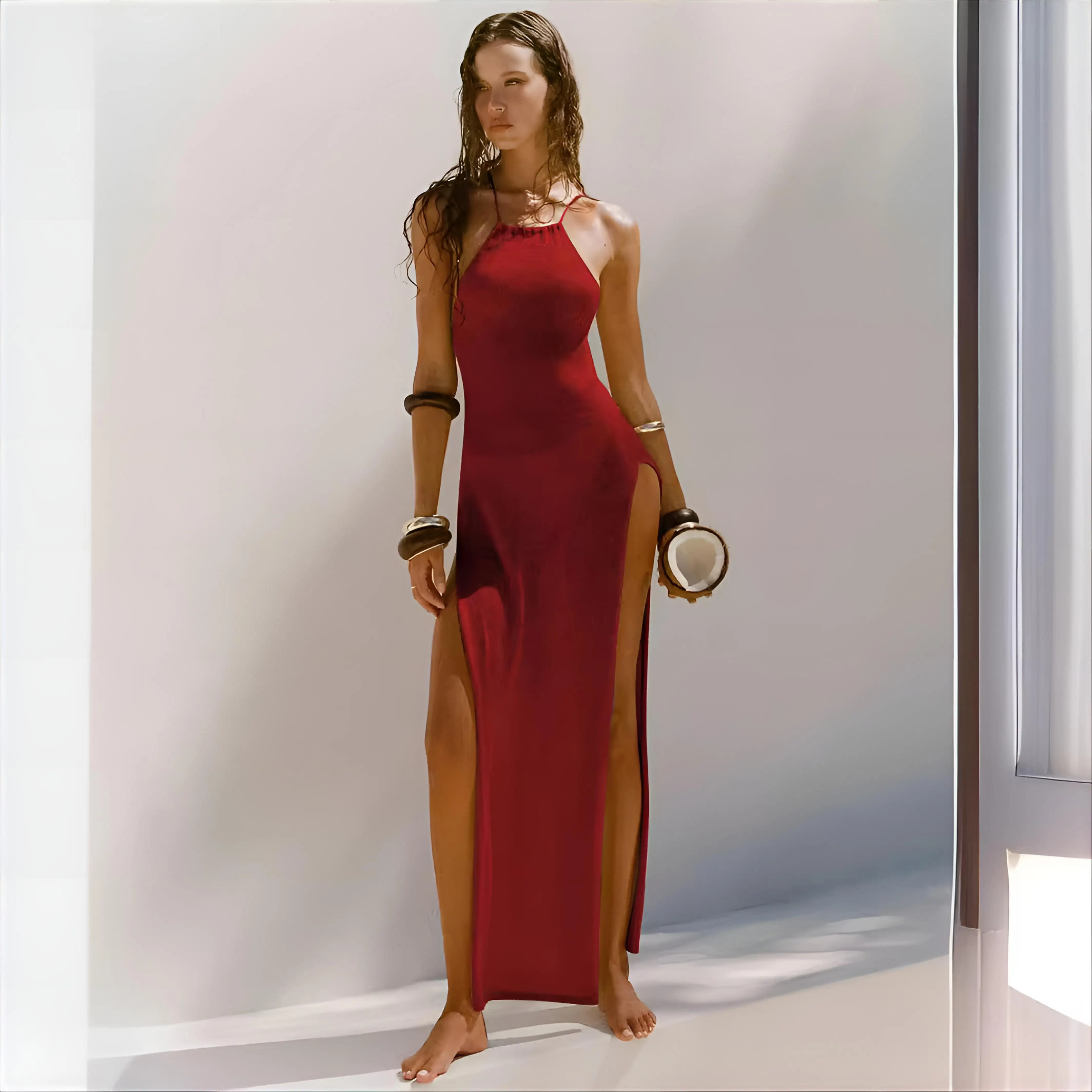 Cobrir laranja feminino cigano boho turco leve cordão amarrado y2k cristais corrente sólida feminino em camadas estilo de linho