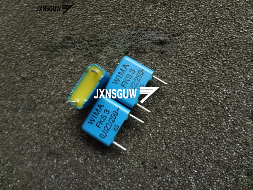 

10PCS Original WIMA FKS3 P10MM 0.022UF250V Film capacitor 223/250V Electrolytic Capacitor 0.022UF 250V 22NF 223 Blue