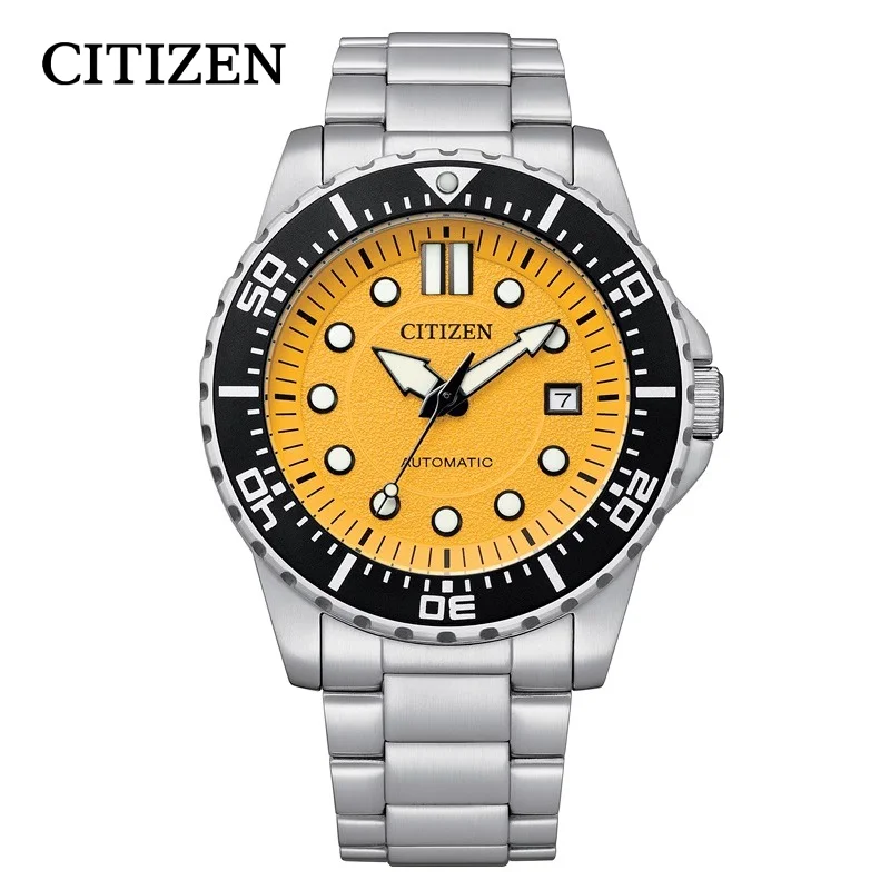 

CITIZEN Japanese original men's watch 10bar waterproof fashion Mechanical watch Luminous NJ0128-80X