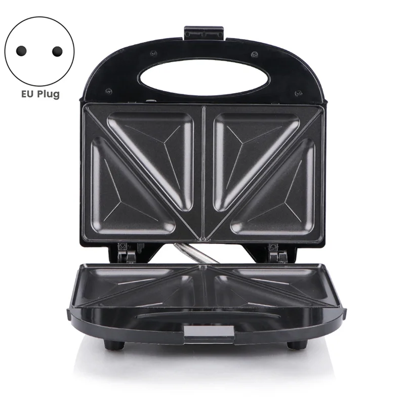 1 قطعة صانع الساندوتشات آلة الجبن المشوي التونة ، صانع الساندوتشات التدفئة المنزلية مزدوجة الوجهين الاتحاد الأوروبي التوصيل