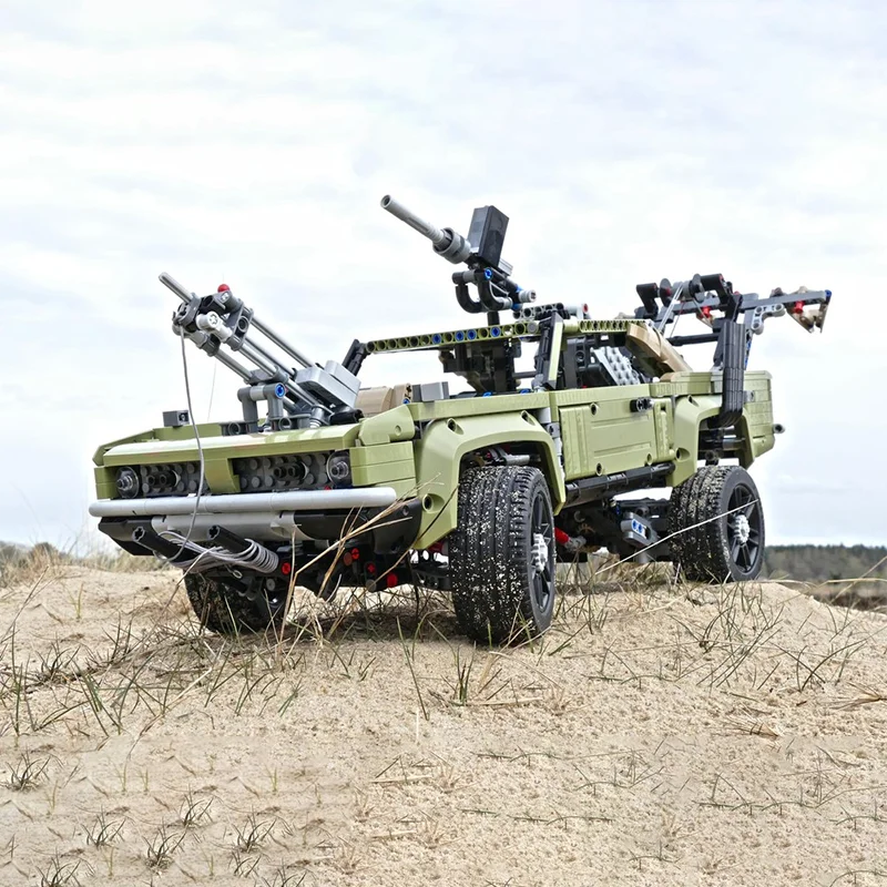 2111pcs MOC Mad Maxer Clawcar 2 Post-Apocalyptische Wasteland Voertuig DIY Model Bouwstenen Verjaardag Speelgoed Gift