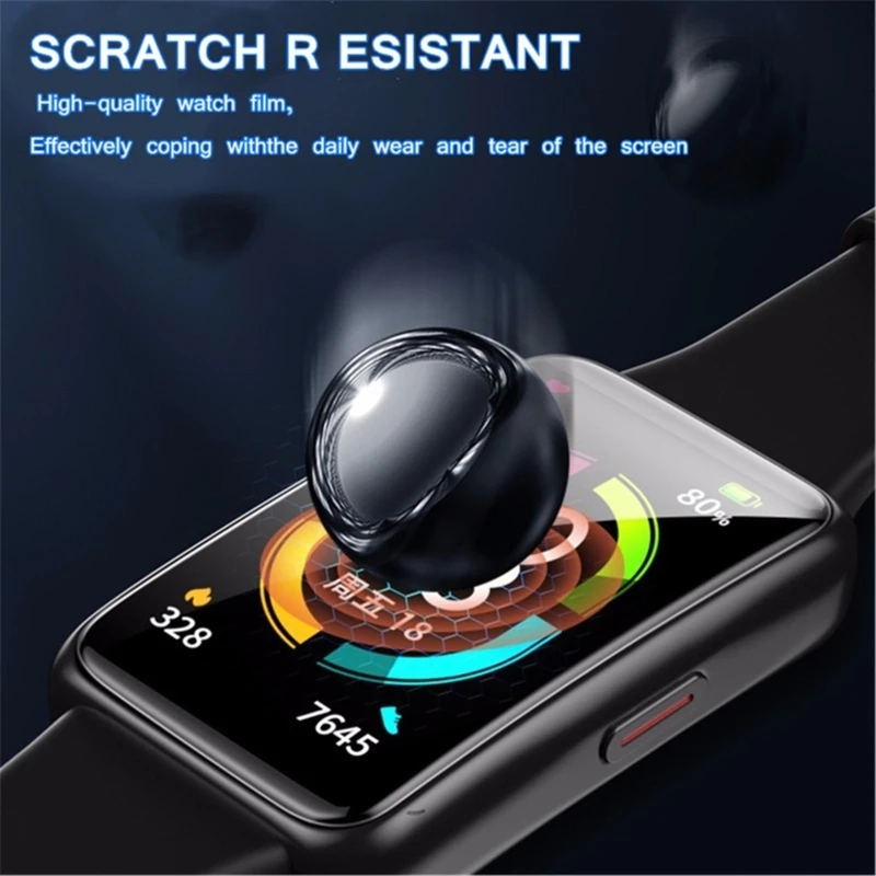2 шт., Гидрогелевая Защитная пленка для Huawei Watch Fit 2