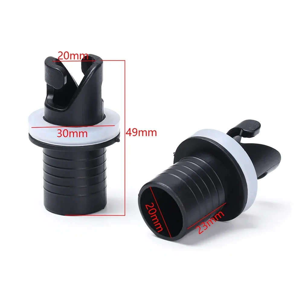 Water Sports Inflatable Boat Connector PVC Nylon Air Valve Caps Screw Hose Adapter Raft Foot Pump Fishing Kayak Boat Accessories