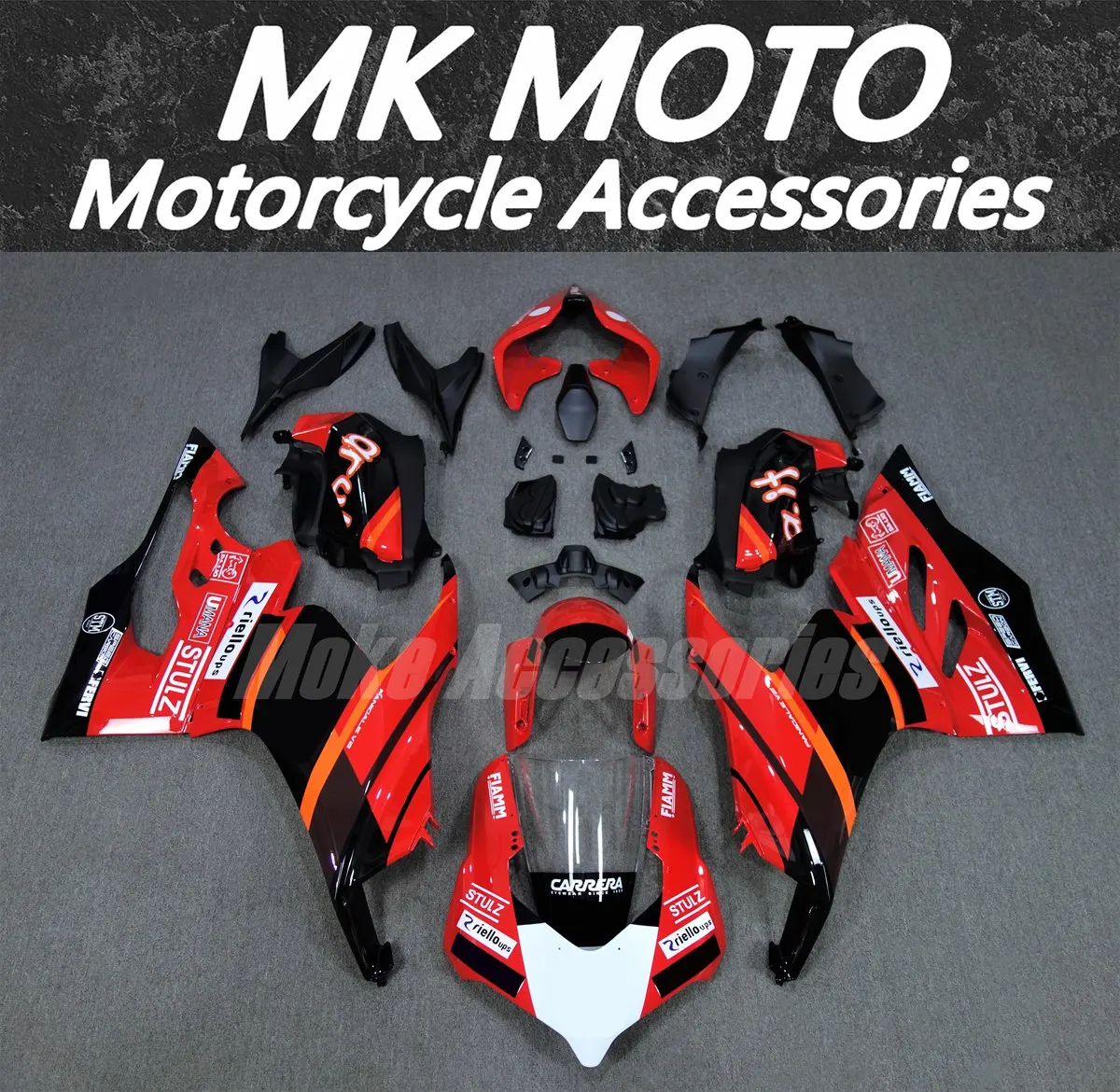 

Fairings Kit Fit For Panigale v2 2020 2021 2022 Bodywork Set 20 21 22 Abs High Quality Injection Black Red Orange