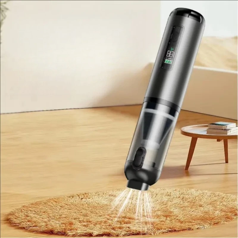 

100-ватный автомобильный пылесос с беспроводным всасыванием, один мощный многофункциональный мини-беспроводной портативный автомобильный пылесос