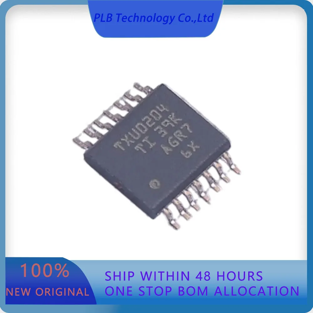 10PCS/LOT TXU0204PWR TXU0204  1.08V~5.5V 1 4 200Mbps 1.08V~5.5V TSSOP-14 Translators Level Shifters Original Stock