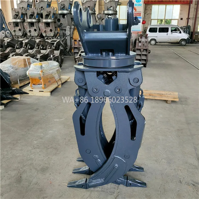 

Quick Installation Rotating Excavator Grapple Excavator Rotating Grabbe Hydraulic Grapple With Rotation