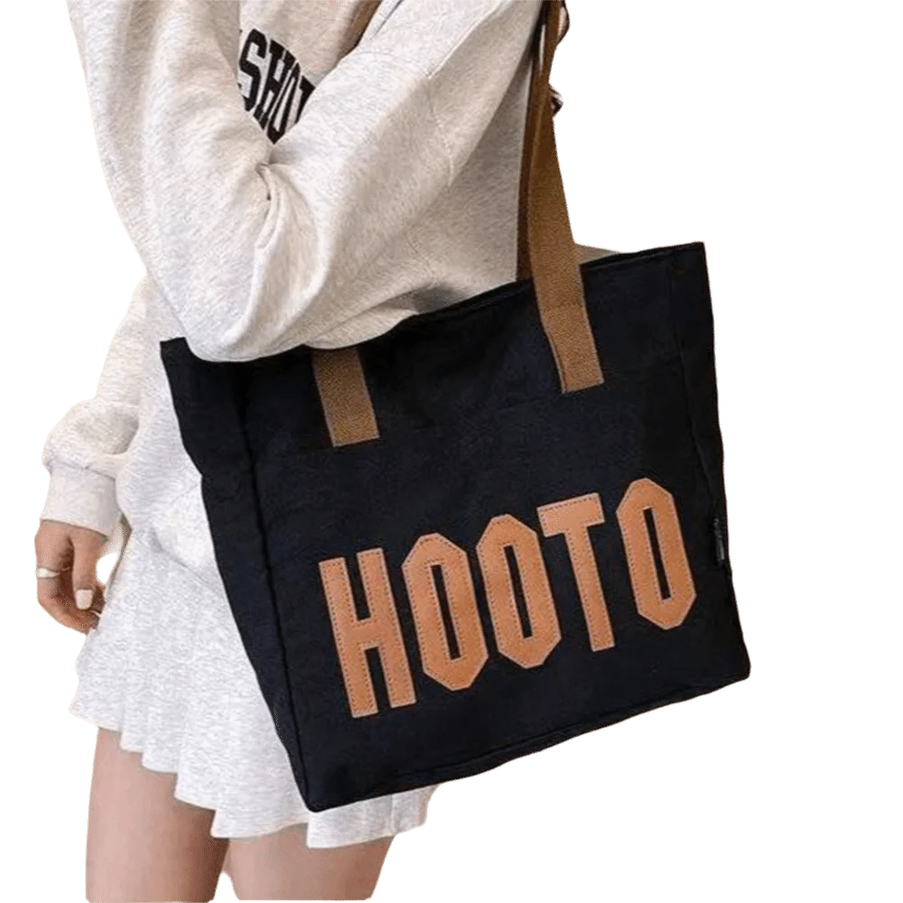 

Creative Canvas Shoulder Bag Vintage Large Capacity Handbag Casual Versatile Tote Bag Women