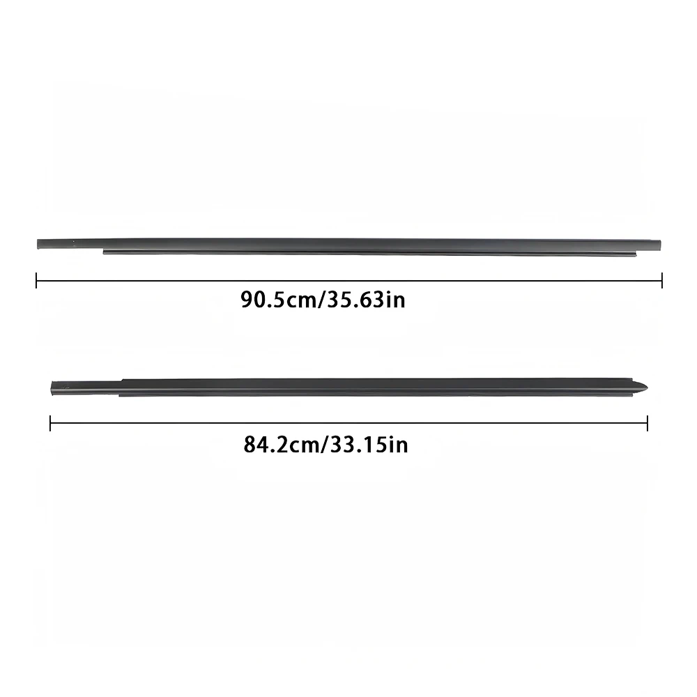 4PCS Outer Window Rubber Weatherstrip Waterproof Pressure Seal Belt Moulding for Dodge Ram 1500 2500 3500 4500 5500 2009-2021