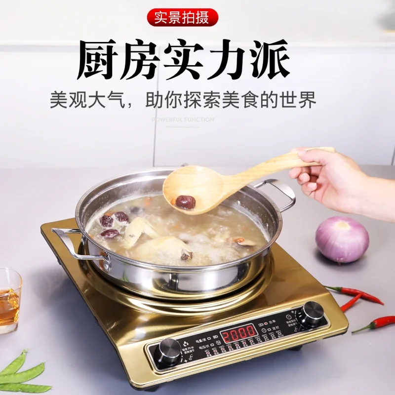 220V Hanhong Concave Induction Cooker New Model High Power Commercial Energy Saving Wok Cooking AF