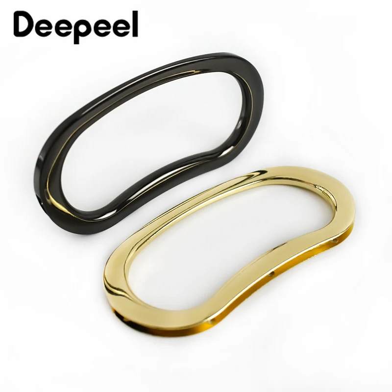 2/4Pcs Deepeel 3.8*8.8cm Women Metal Clasp Purse Frame Handbag Replace Handle Parts DIY Handmade Bag Hardware Accessories