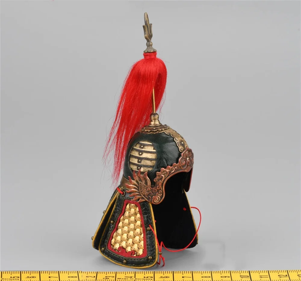 KLG KLG-R030B dynastia Ming Koxinga król mężczyzna żołnierz zabawki Model kask czapki akcesoria dla 12 "figurka scena komponent