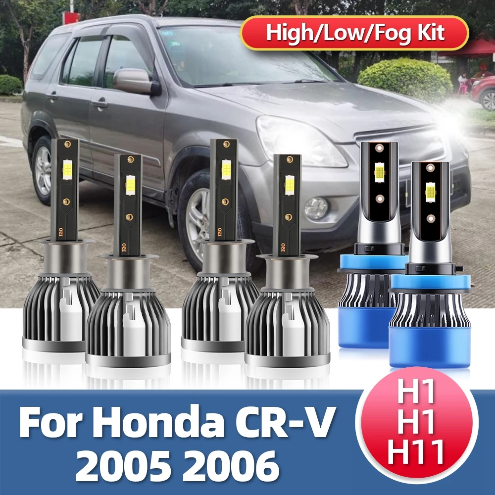 Roadsun CSP Chip żarówki reflektorów samochodowych LED 16000lm lampa przeciwmgielna zamiennik samochodu do Honda CR-V CRV 2005 2006