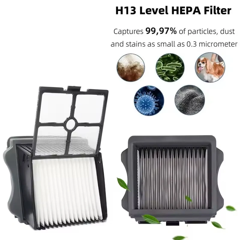 Zubehör für Tineco GO H20 Sense kabellose Bodenwaschmaschine Bürstenrolle Hepa-Filter Wischstreifen Ersatzteile – Detail 4